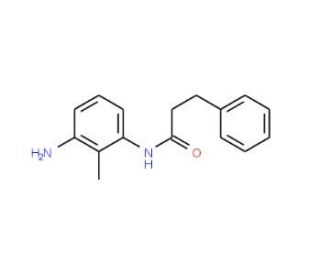 N-(3-Amino-2-methylphenyl)-3-phenylpropanamide - chemical structure image