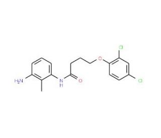 N-(3-Amino-2-methylphenyl)-4-(2,4-dichlorophenoxy)butanamide - chemical structure image