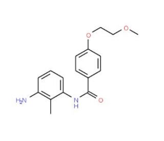 N-(3-Amino-2-methylphenyl)-4-(2-methoxyethoxy)-benzamide - chemical structure image