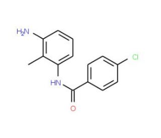 N-(3-Amino-2-methylphenyl)-4-chlorobenzamide - chemical structure image