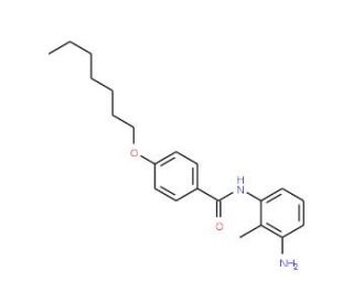 N-(3-Amino-2-methylphenyl)-4-(heptyloxy)benzamide - chemical structure image