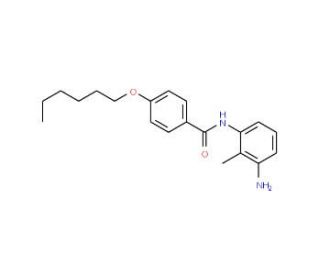 N-(3-Amino-2-methylphenyl)-4-(hexyloxy)benzamide - chemical structure image