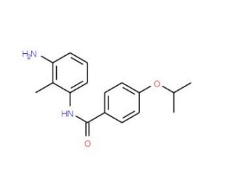 N-(3-Amino-2-methylphenyl)-4-isopropoxybenzamide - chemical structure image