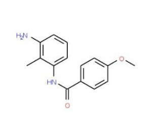 N-(3-Amino-2-methylphenyl)-4-methoxybenzamide - chemical structure image