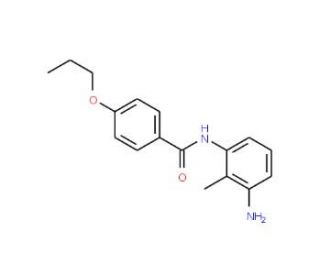 N-(3-Amino-2-methylphenyl)-4-propoxybenzamide - chemical structure image