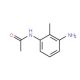 N-(3-amino-2-methylphenyl)acetamide (CAS 65999-76-0) - chemical structure image