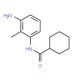 N-(3-Amino-2-methylphenyl)cyclohexanecarboxamide - chemical structure image