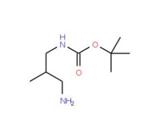 N-(3-Amino-2-Methylpropyl)Carbamic Acid Tert-Butyl Ester (CAS 480452-05-9) - chemical structure image