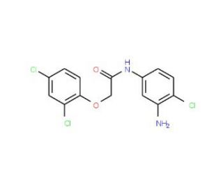 N-(3-Amino-4-chlorophenyl)-2-(2,4-dichlorophenoxy)acetamide - chemical structure image