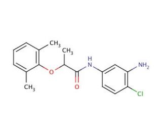 N-(3-Amino-4-chlorophenyl)-2-(2,6-dimethylphenoxy)propanamide - chemical structure image