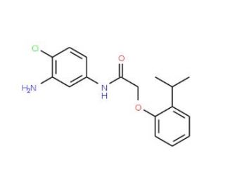 N-(3-Amino-4-chlorophenyl)-2-(2-isopropylphenoxy)-acetamide - chemical structure image