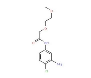 N-(3-amino-4-chlorophenyl)-2-(2-methoxyethoxy)acetamide - chemical structure image