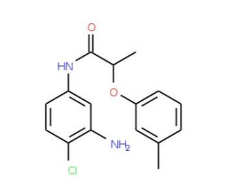 N-(3-Amino-4-chlorophenyl)-2-(3-methylphenoxy)-propanamide - chemical structure image