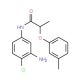 N-(3-Amino-4-chlorophenyl)-2-(3-methylphenoxy)-propanamide - chemical structure image