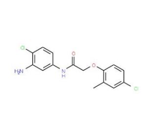 N-(3-Amino-4-chlorophenyl)-2-(4-chloro-2-methylphenoxy)acetamide - chemical structure image