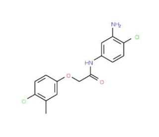 N-(3-Amino-4-chlorophenyl)-2-(4-chloro-3-methylphenoxy)acetamide - chemical structure image