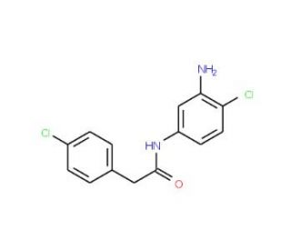N-(3-Amino-4-chlorophenyl)-2-(4-chlorophenyl)-acetamide - chemical structure image