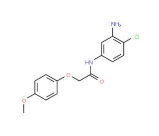 N-(3-Amino-4-chlorophenyl)-2-(4-methoxyphenoxy)-acetamide - chemical structure image