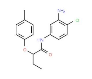 N-(3-Amino-4-chlorophenyl)-2-(4-methylphenoxy)-butanamide - chemical structure image