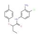 N-(3-Amino-4-chlorophenyl)-2-(4-methylphenoxy)-butanamide - chemical structure image