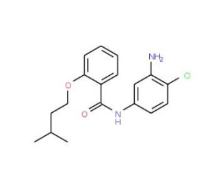 N-(3-Amino-4-chlorophenyl)-2-(isopentyloxy)-benzamide - chemical structure image