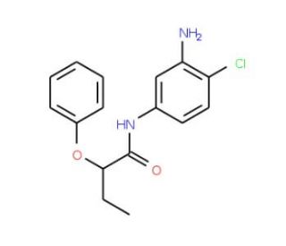 N-(3-Amino-4-chlorophenyl)-2-phenoxybutanamide - chemical structure image