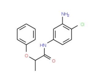 N-(3-Amino-4-chlorophenyl)-2-phenoxypropanamide - chemical structure image