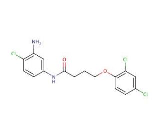 N-(3-Amino-4-chlorophenyl)-4-(2,4-dichlorophenoxy)butanamide - chemical structure image