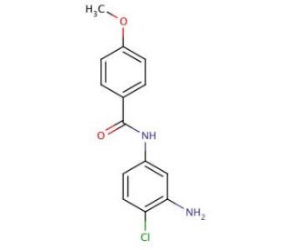 N-(3-Amino-4-chlorophenyl)-4-methoxybenzamide - chemical structure image