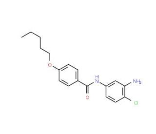 N-(3-Amino-4-chlorophenyl)-4-(pentyloxy)benzamide - chemical structure image