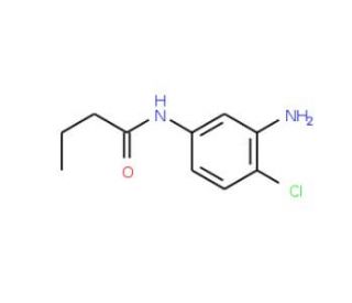 N-(3-Amino-4-chlorophenyl)butanamide (CAS 637316-74-6) - chemical structure image