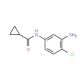 N-(3-Amino-4-chlorophenyl)cyclopropanecarboxamide - chemical structure image