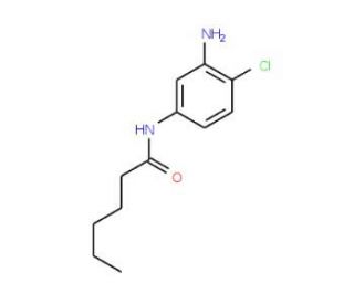 N-(3-Amino-4-chlorophenyl)hexanamide - chemical structure image