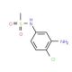 N-(3-amino-4-chlorophenyl)methanesulfonamide - chemical structure image