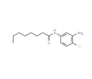 N-(3-Amino-4-chlorophenyl)octanamide - chemical structure image