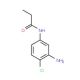 N-(3-Amino-4-chlorophenyl)propanamide - chemical structure image