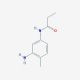 N-(3-amino-4-methylphenyl)propanamide (CAS 65999-78-2) - chemical structure image