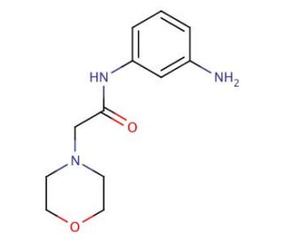 N-(3-Amino-phenyl)-2-morpholin-4-yl-acetamide - chemical structure image