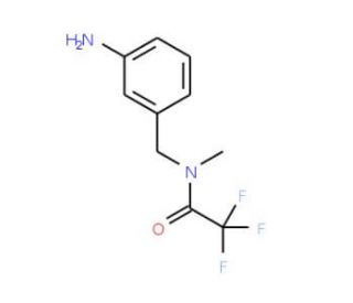 N-(3-aminobenzyl)-2,2,2-trifluoro-N-methylacetamide - chemical structure image