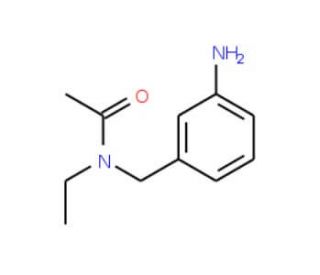 N-(3-aminobenzyl)-N-ethylacetamide - chemical structure image