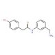 N-(3-Aminomethyl-phenyl)-2-(4-hydroxy-phenyl)-acetamide (CAS 886363-58-2) - chemical structure image