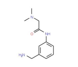 N-[3-(aminomethyl)phenyl]-2-(dimethylamino)acetamide - chemical structure image