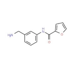 N-[3-(aminomethyl)phenyl]-2-furamide - chemical structure image
