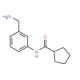 N-[3-(aminomethyl)phenyl]cyclopentanecarboxamide - chemical structure image