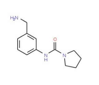 N-[3-(aminomethyl)phenyl]pyrrolidine-1-carboxamide - chemical structure image