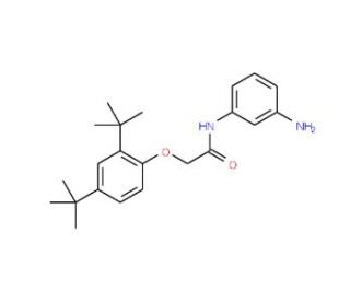 N-(3-Aminophenyl)-2-[2,4-di(tert-butyl)phenoxy]-acetamide - chemical structure image