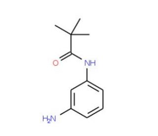 N-(3-aminophenyl)-2,2-dimethylpropanamide (CAS 41402-58-8) - chemical structure image
