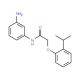 N-(3-Aminophenyl)-2-(2-isopropylphenoxy)acetamide - chemical structure image