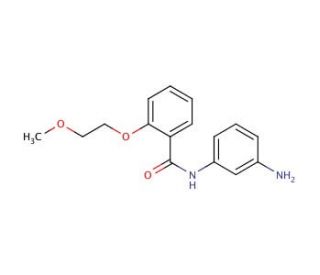 N-(3-Aminophenyl)-2-(2-methoxyethoxy)benzamide - chemical structure image
