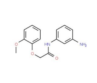 N-(3-Aminophenyl)-2-(2-methoxyphenoxy)acetamide - chemical structure image